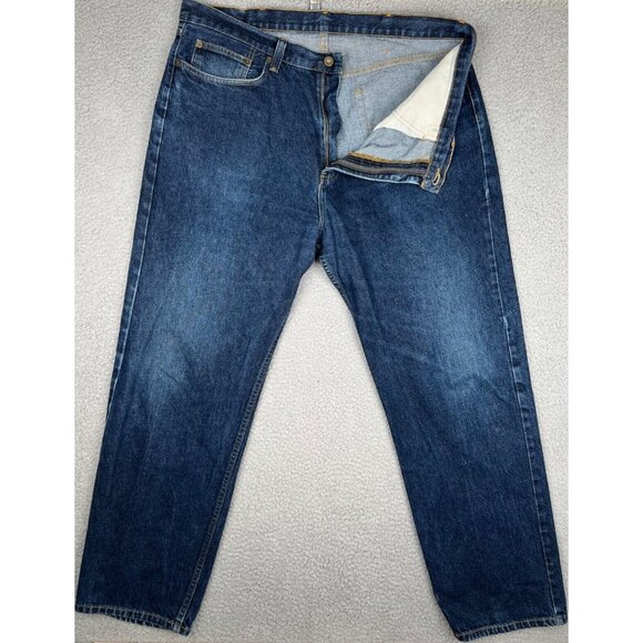 Ralph Lauren Polo Jeans Mens 38x33 Straight Leg Blue The RL Easy Fit Denim - Picture 1 of 12
